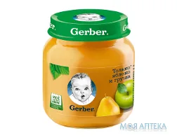 Пюре Gerber (Гербер) яблуко, груша, 130 г