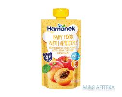 Пюре На Фруктовій Основі Для Дитячого Харчування Hamanek (Хаманек) яблуко, абрикос 120 г