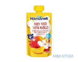 Пюре На Фруктовой Основе Для Детского Питания Hamanek (Хаманек) яблоко, манго 120 г