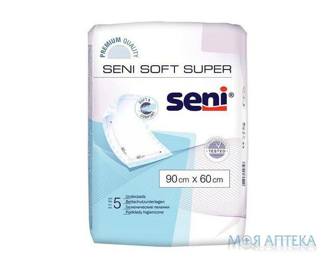 Seni Soft (Сені Софт) Пелюшки гігієнічні Super, 90 см х 60 см №5