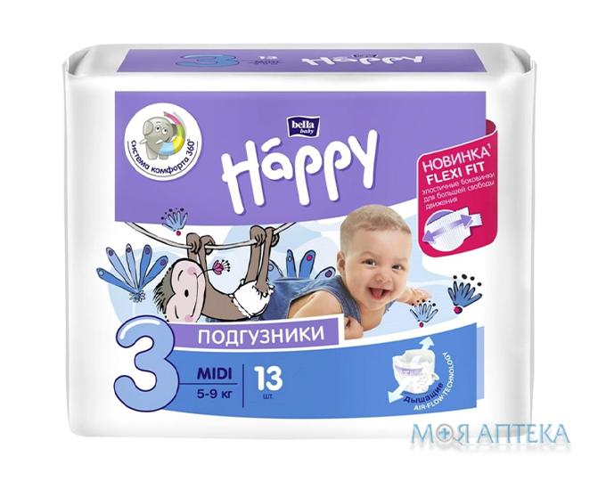 Підгузки Дитячі Bella Baby Happy (Белла Бебі Хепі) midi 3 (5-9 кг) №13