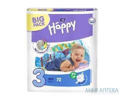 Подгузники Детские Bella Baby Happy (Белла Беби Хепи) midi 3 (5-9 кг) №72