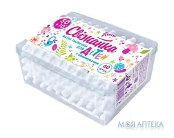 Ватні палички Свіжанка для дітей, з обмежувачем №60