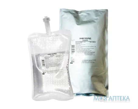 Інфузолід розчин д/інф. 2 мг/мл по 300 мл у пак. полім.