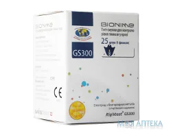 Тест-смужки Rightest Bionime (Райтест Біонайм) GS 300 №25