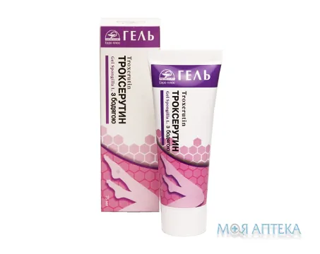 Троксерутин З Бодягой туба 75 мл