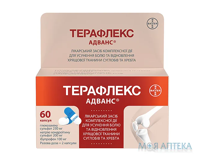 Терафлекс Адванс капсули №60 у флак.