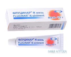 Флуцинар мазь, 0,25 мг/мл по 15 г в тубах