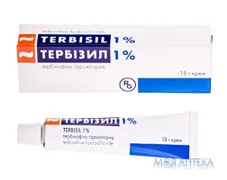 Тербізил крем 1 % по 15 г у тубах