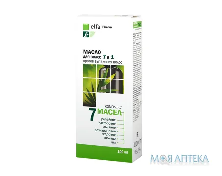 Elfa Pharm (Ельфа Фарм) 7 Масел Олія для волосся проти випадіння волосся 100 мл