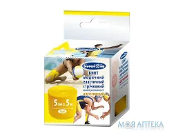 Бинт адгезивний еластичний Білосніжка 5 см х 5 м, жовтий