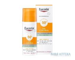 Гель-крем сонцезахисний Eucerin Sun Oil Control для обличчя з матуючим ефектом, SPF 50+, 50 мл