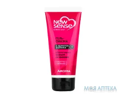 Гель-змазка інтимна New Sense з ароматом полуниці, 100 мл