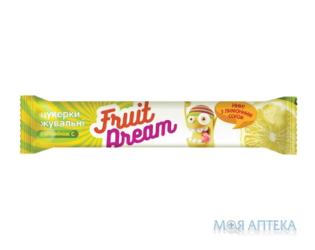 Цукерки жувальні лимонний сік + вітамін С №18