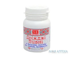 Пивні Дріжджі З Кальцієм, Залізом І Цинком №100