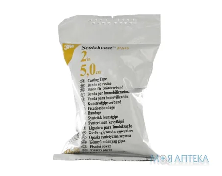 Бинт Іммобілізуючий Полімерний Скотчкаст Cast 5см х 3,6м білий