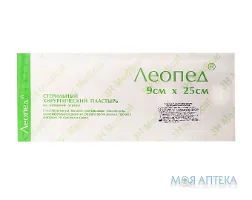 Пластир хірургічний Леопед (Leopad) 9 см х 25 см, на неткан. основі, стер., №1