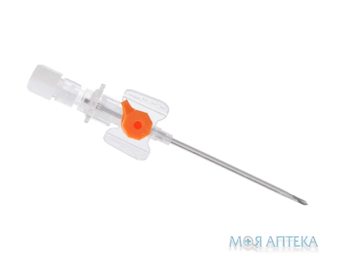 Канюля (катетер) внутрішньовенна Vasofix (Вазофікс) Braunule (Браунюля) 14G (2,2 x 50 мм) помаранчева