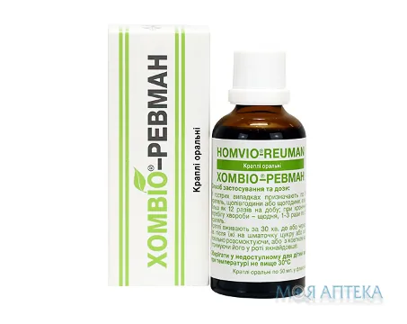 Хомвіо-Ревман краплі ор. по 50 мл у флак.-крап.