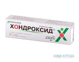 Хондроксид гель 5 % по 30 г у тубах