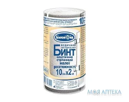 Бинт еластичний медичний Білосніжка малої розтяжності 2м х 10см