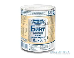 Бинт еластичний медичний Білосніжка малої розтяжності 3м х 8см