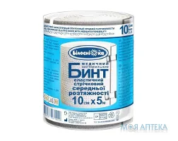 Бинт еластичний медичний Білосніжка середньої розтяжності 5м х 10см