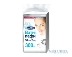 Ватні пафи Білосніжка №300