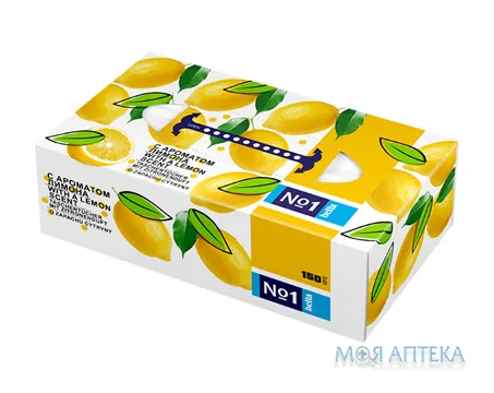 Хусточки Паперові Bella (Белла) лимон №100+50