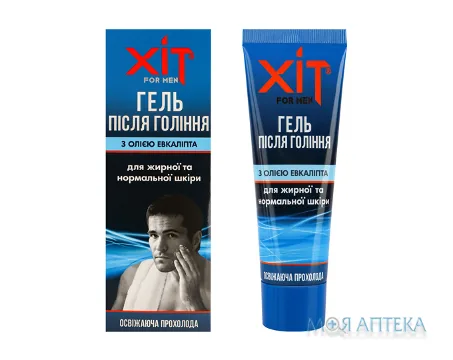 Гель після гоління Хіт для чоловіків з олією евкаліпта 70 г