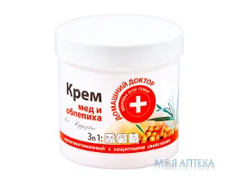 Домашній Доктор Мед і обліпиха Крем для обличчя і тіла 3 в 1, 250 мл