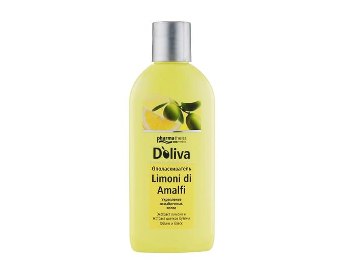 D`Oliva (Д`Олива) Ополаскиватель укрепления ослабленных волос Limoni di Amalfi флакон 200 мл