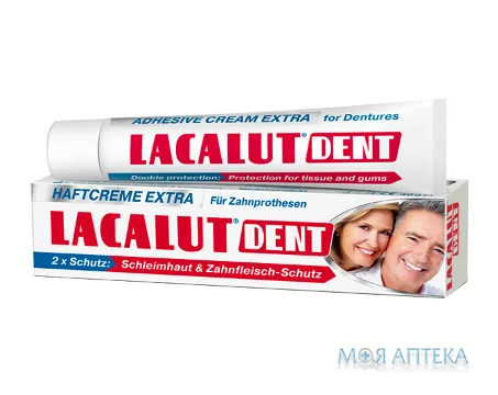 Лакалут Дент для фіксації зубних протезів крем 40 мл