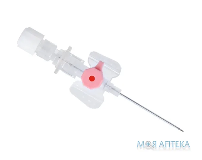 Канюля (катетер) внутрішньовенна Vasofix (Вазофікс) Braunule (Браунюля) 20G (1,1 x 33 мм) рожева