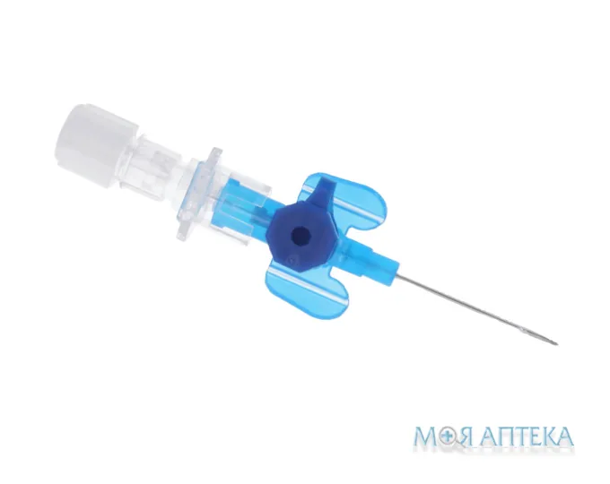 Канюля (катетер) внутрішньовенна Vasofix (Вазофікс) Braunule (Браунюля) 22G (0,9 x 25 мм) синя