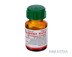 Цинку мазь 10% по 25 г у бан.