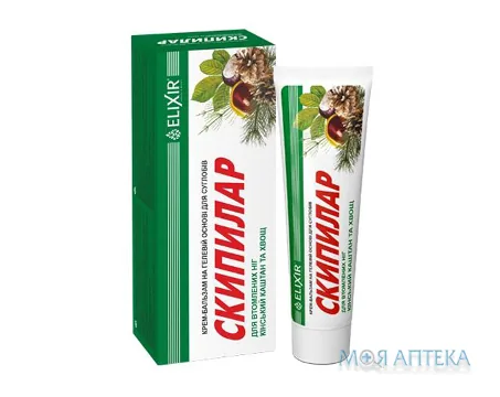 Крем-гель Скипилар для стомлених ніг з кінським каштаном, хвощем 75 мл