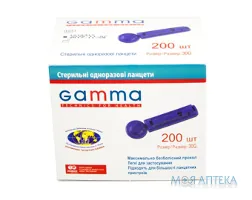 Ланцети Гамма (Gamma) 30G №200