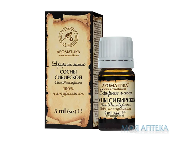 Олія ефірна Ароматика сосни сибірської 5 мл
