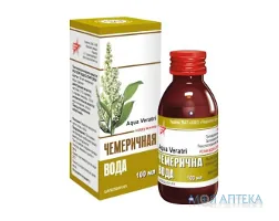 Чемерична Вода розчин д/зовн. заст. вод.-спирт. по 100 мл