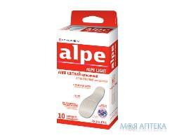 Алпе (Alpe) Пластир Медичний світлий, класік, 76х19мм №10