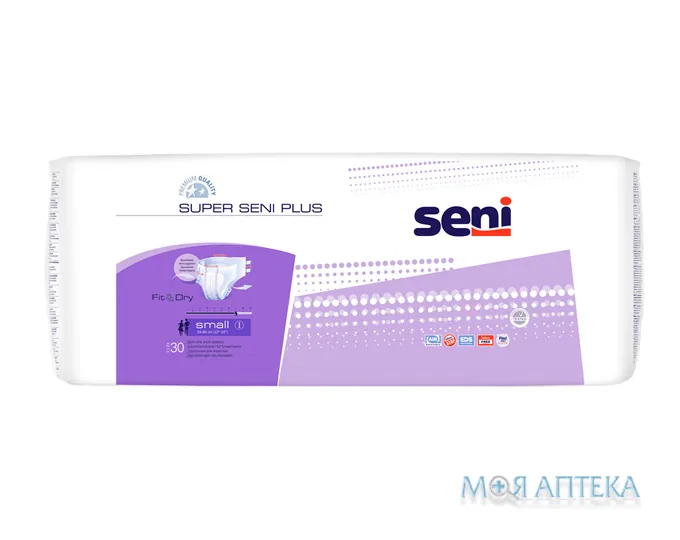 Seni (Сені) Підгузки для дорослих Super Plus Small №30