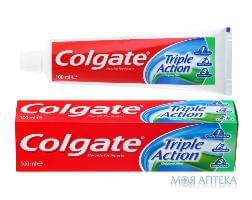 ЗУБНАЯ ПАСТА COLGATE TRIPLE ACTION ТРОЙНОЕ ДЕЙСТВИЕ 100 МЛ