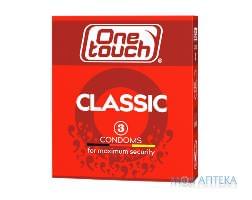 Презерватив One Touch №3 Classic с силик.смаз.и накоп.*