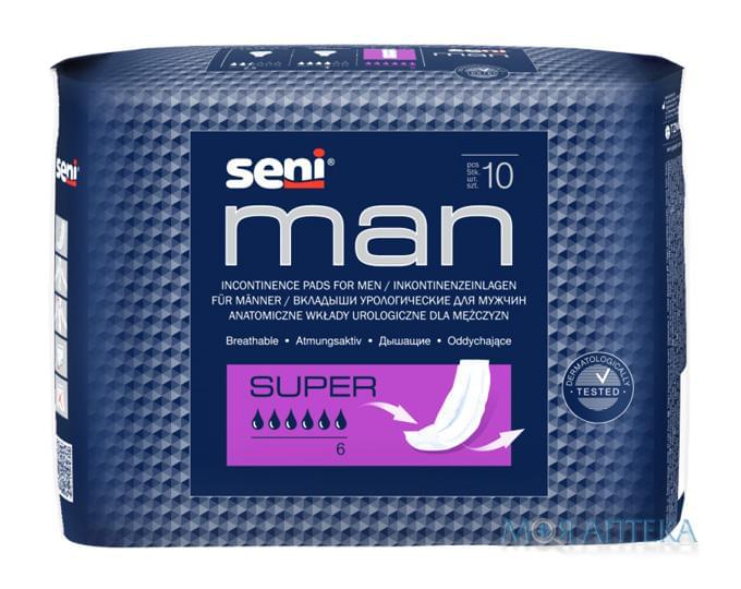 Seni Man (Сені Мен) Прокладки Урологічні Super №10