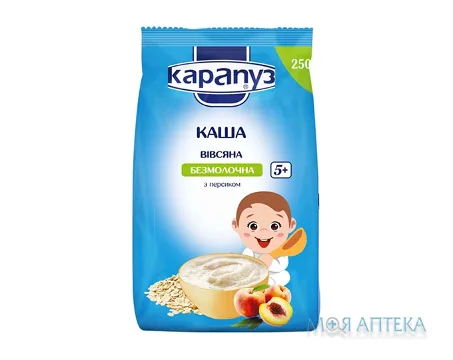 Каша Карапуз вівсяна з персиком, 250 г