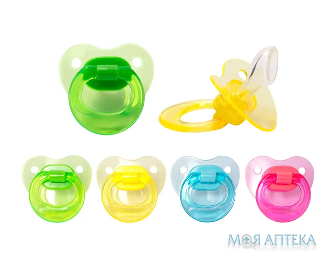 Пустушка Курносики 7039, 6-12, силіконова з прикусом