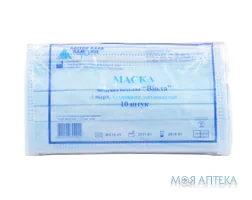 Маска медична Віола (Viola) неткан. з вушними петлями №10