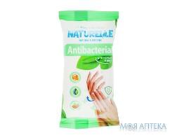 Влажные салфетки Naturelle Antibacterial с экстрактом подорожника №15