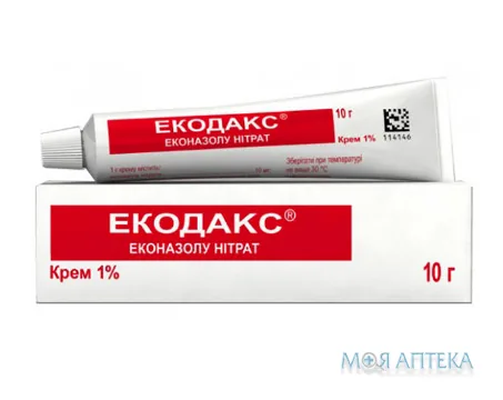 Екодакс крем 1 % по 10 г у тубах